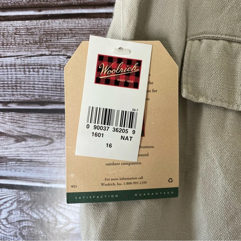 NWT Woolrich‎ Women's Linen Blend Cargo Pants Size 16 - Picture 7 of 9